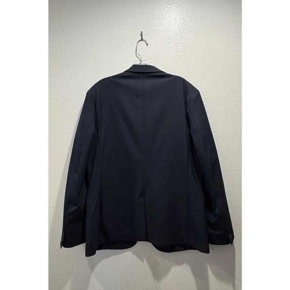J Crew Men’s Destination Performance Stretch Navy Blue Size‎ 44R Blazer Classic